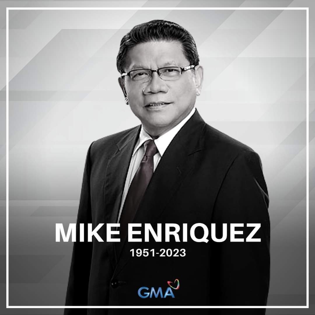 GMA Network Mourns the Loss of Veteran broadcaster Mike Enriquez
