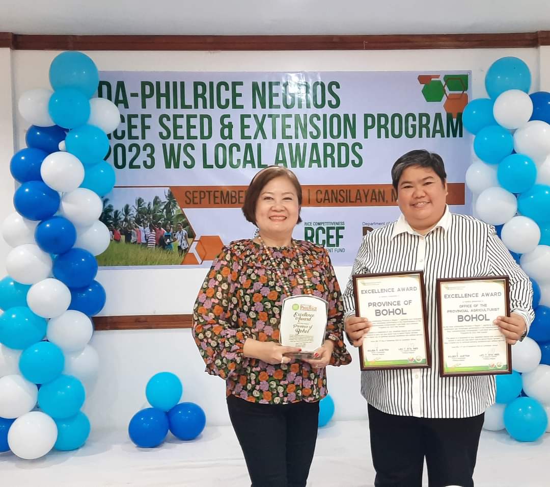 Bohol Province Receives Award for Rice Seed Distribution Program